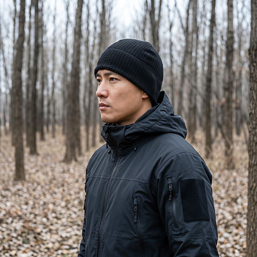 Running Gear In Winter - Mens Thick Fleece Beanie Hat Warm